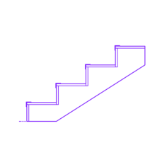 Buildings Stair Treads Risers Nosing Cushion Stencil Svg Vector, Free Vectors File